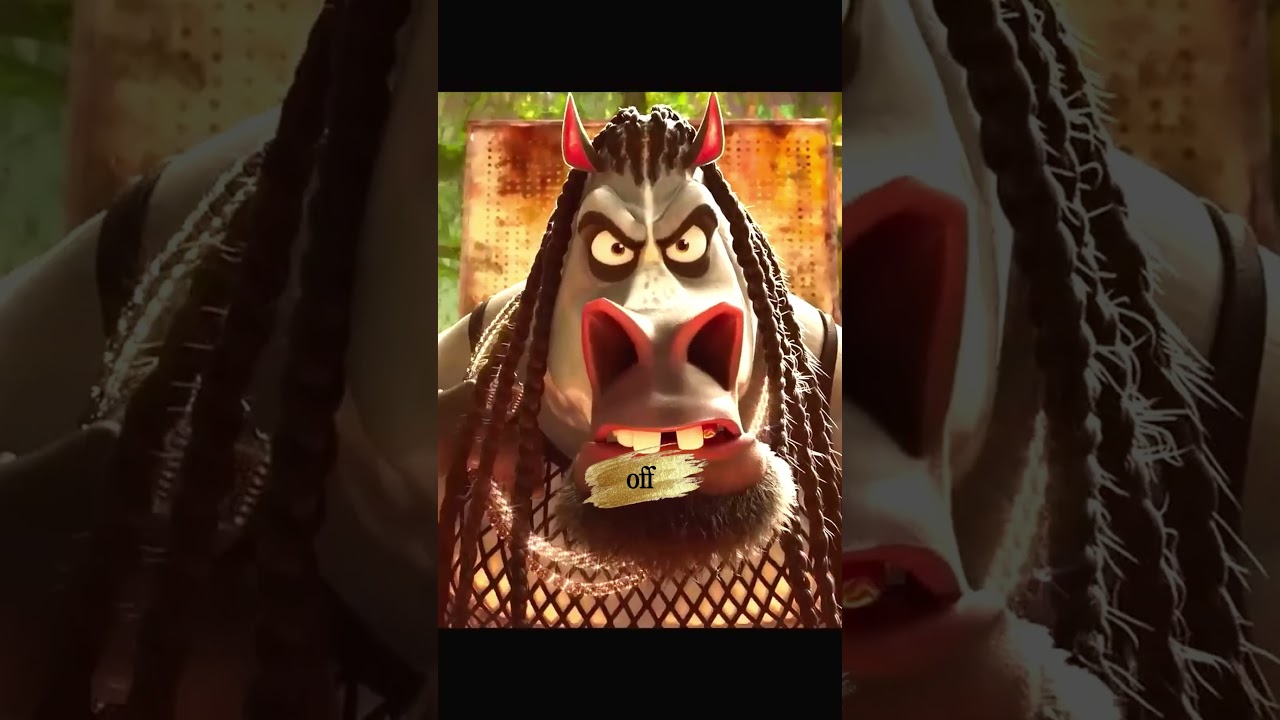 GOAT VS  big Horse Scene