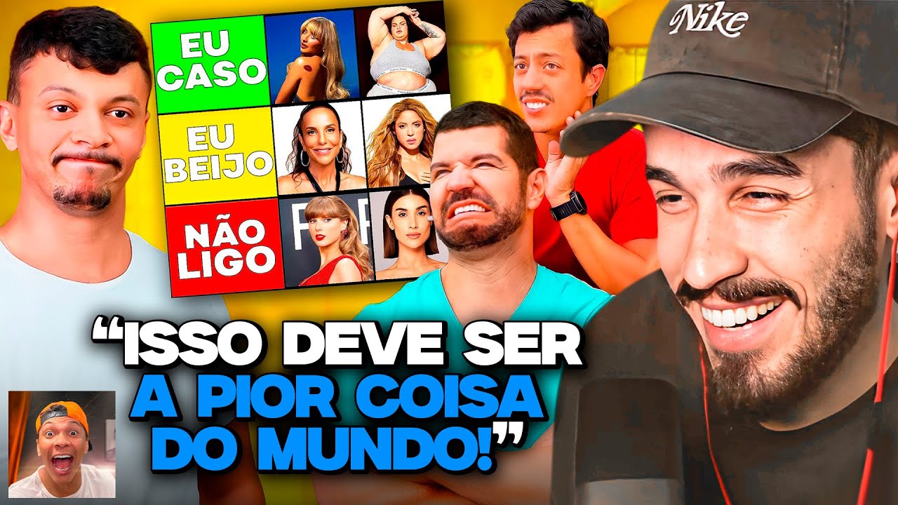 RANKEANDO PESSOAS QUE SENTIMOS ATRA&Ccedil;&Atilde;O! | REACT CANAL CANALHA ft. Ludgero