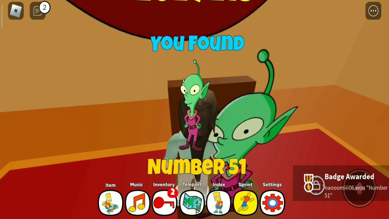 How to find Number 51 in Find the Simpsons