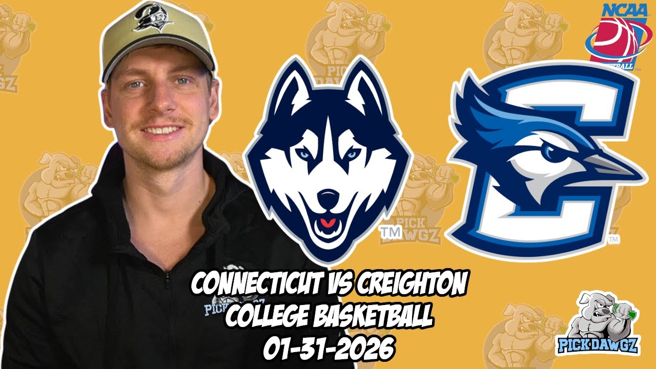 Connecticut vs Creighton 1/31/26 Free College Basketball Picks and Predictions | NCAAB Pick