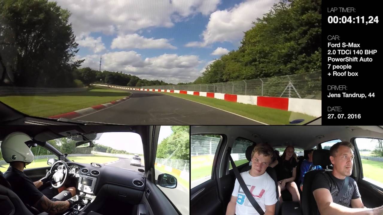 Nürburgring 27.07.2016, Ford S-Max with Roofbox_1