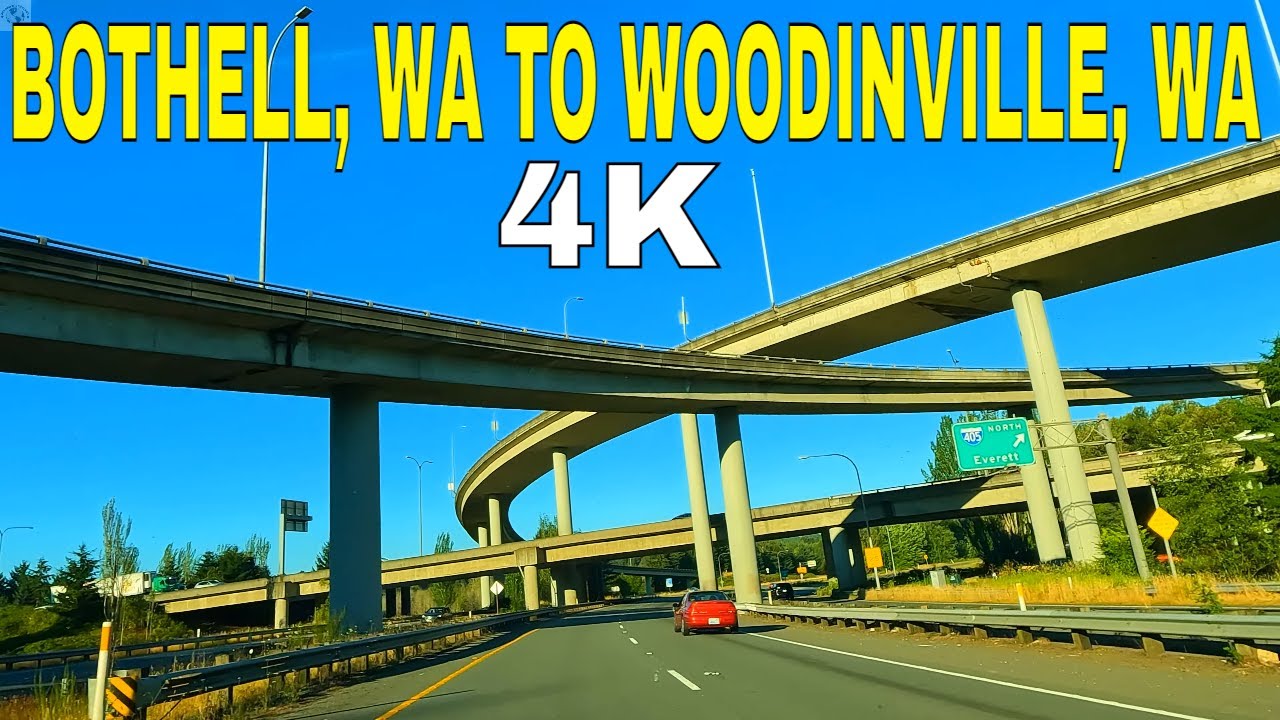 BOTHELL, Washington To WOODINVILLE, Washington | 4K Driving Tour 🇺🇸