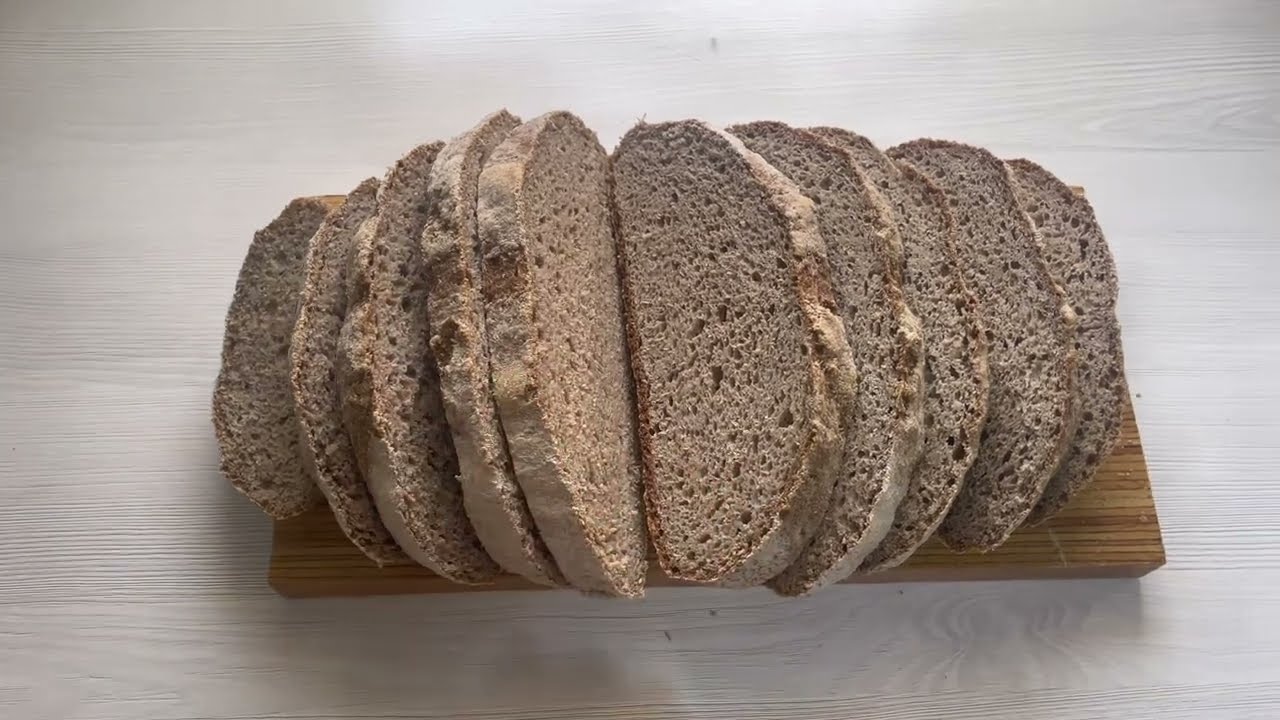 خبز صحي بدون غلوتين بدقيق ايلان ( الدخن) و الحنطة السوداء 