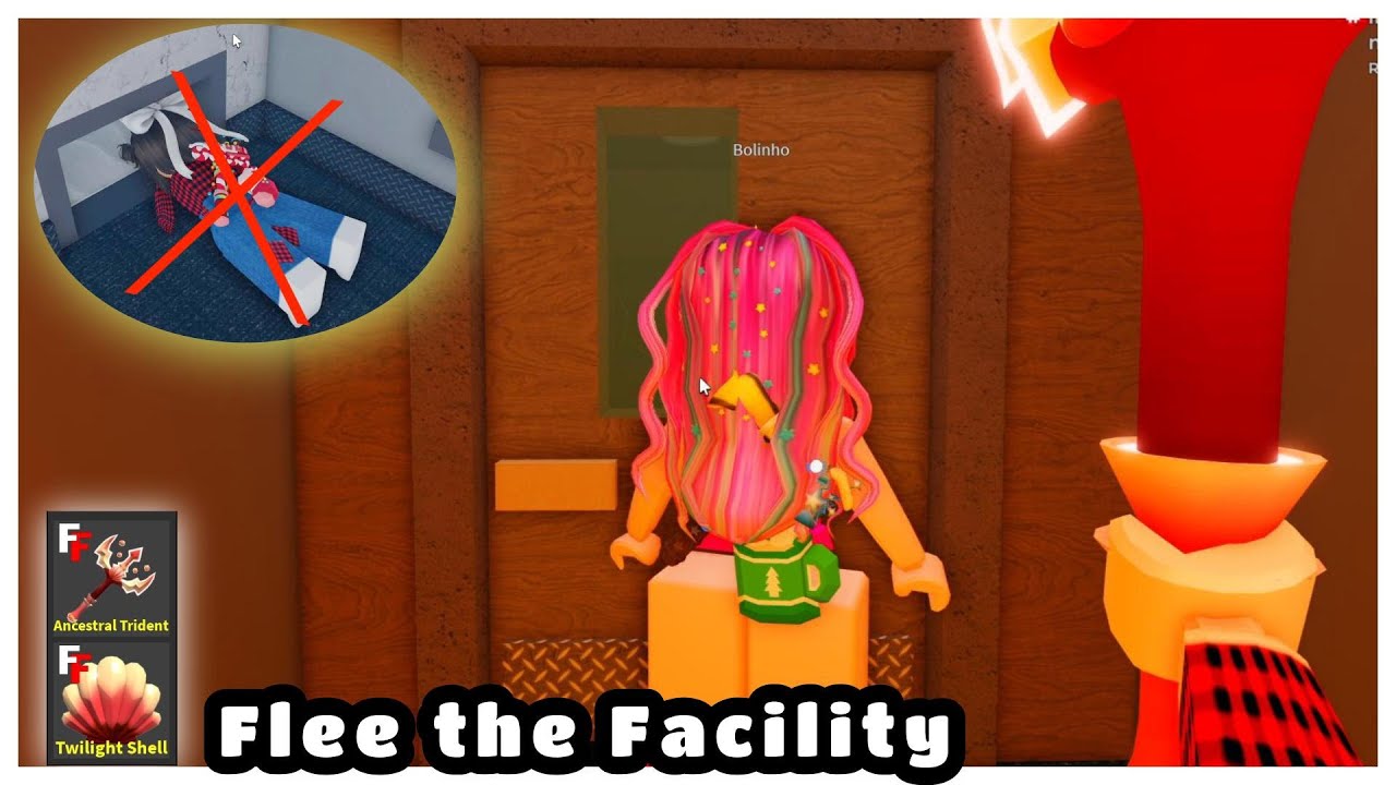 DESAFIO NÃO POSSO ABAIXAR #roblox #fleethefacility #marretão