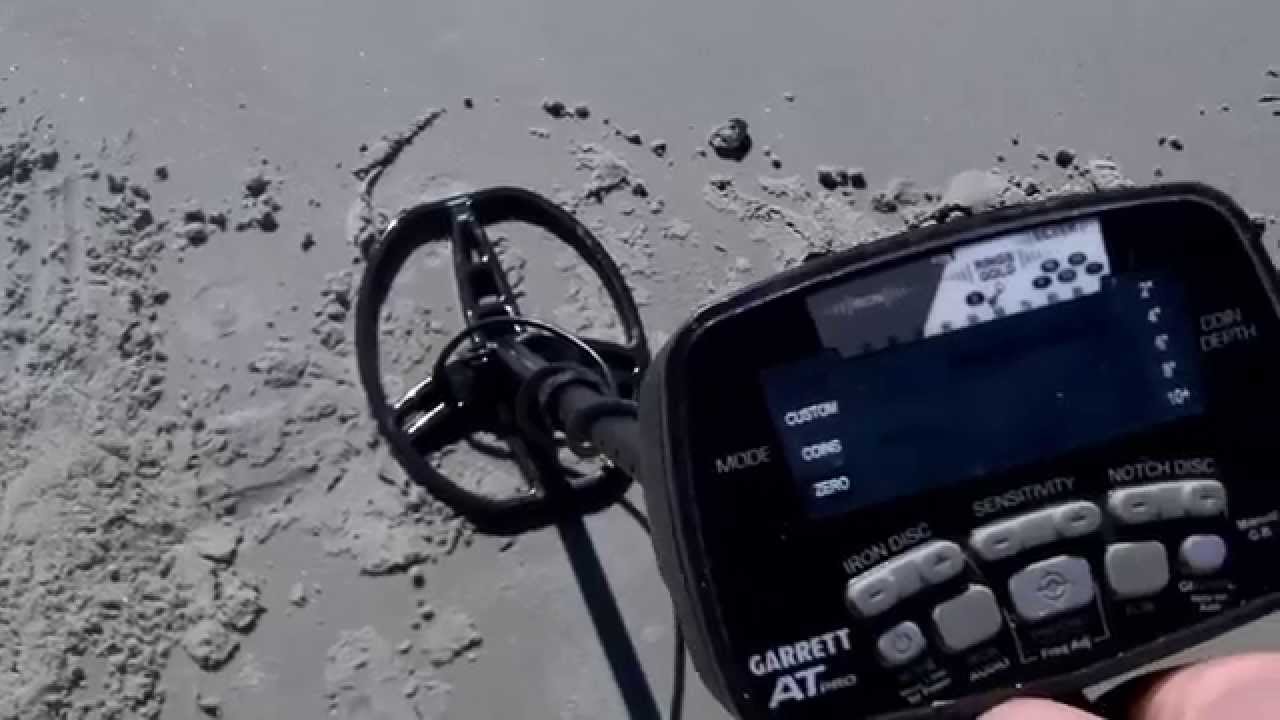 Garrett AT Pro Salt Water Beach Test