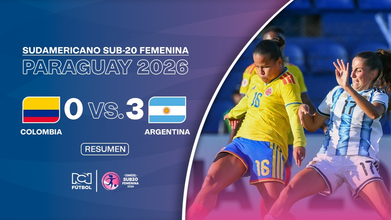 Resumen: Colombia (0) vs. Argentina (3) - Sudamericano Femenino Sub-20