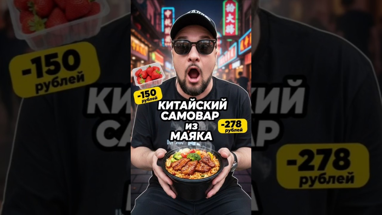 ВКУСНЯШКИ ИЗ МАГАЗИНА МАЯК #китайский_самовар #обзор_еды #роллтон #доширак #клубника #вкусно #рис