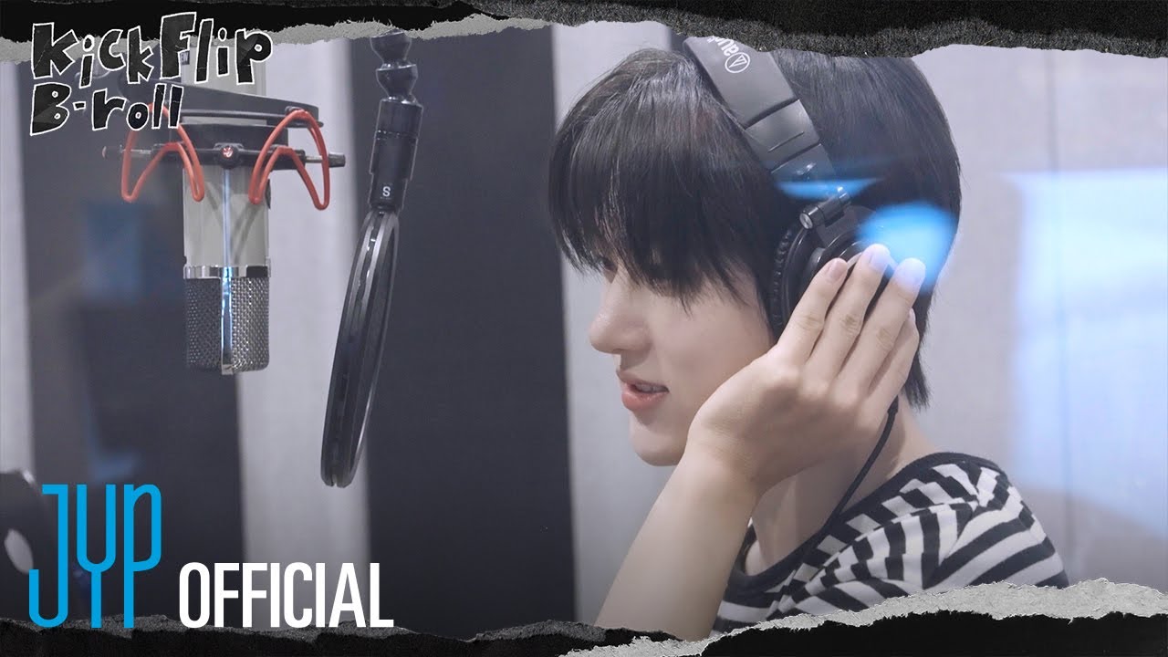 KickFlip B-roll “처음 불러보는 노래” Recording Behind