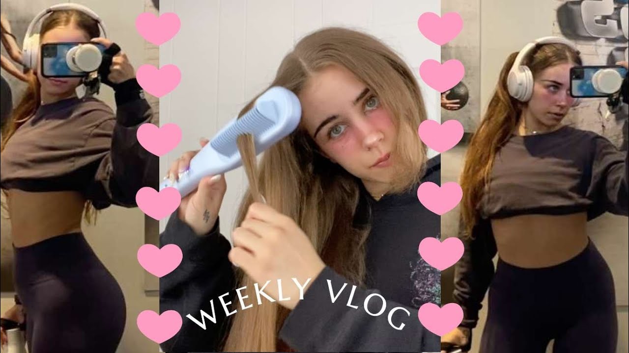 💕 Weekly Vlog: Gym | Chipotle Burrito | Nails | Hair  💕