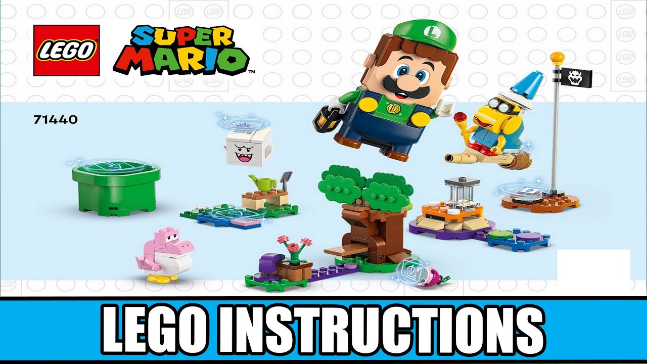 LEGO Instructions - Super Mario - 71440 - Adventures with Interactive LEGO Luigi - Starter Course