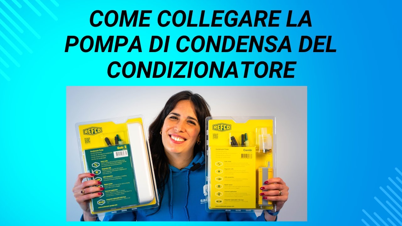 COME COLLEGARE LA POMPA DI CONDENSA DEL CONDIZIONATORE