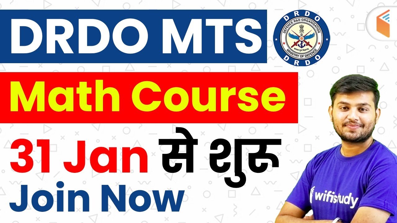 DRDO MTS 2020 | DRDM MTS Maths Exam Pattern & Syllabus | How to Prepare Math in 1 Month?