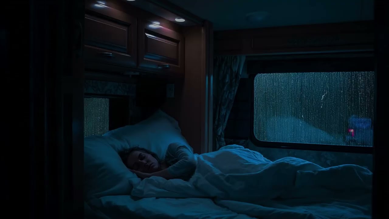 Fall Asleep Fast Tonight 🚗 Heavy Rain Sounds for Sleeping all Night, Rain Sounds in Car