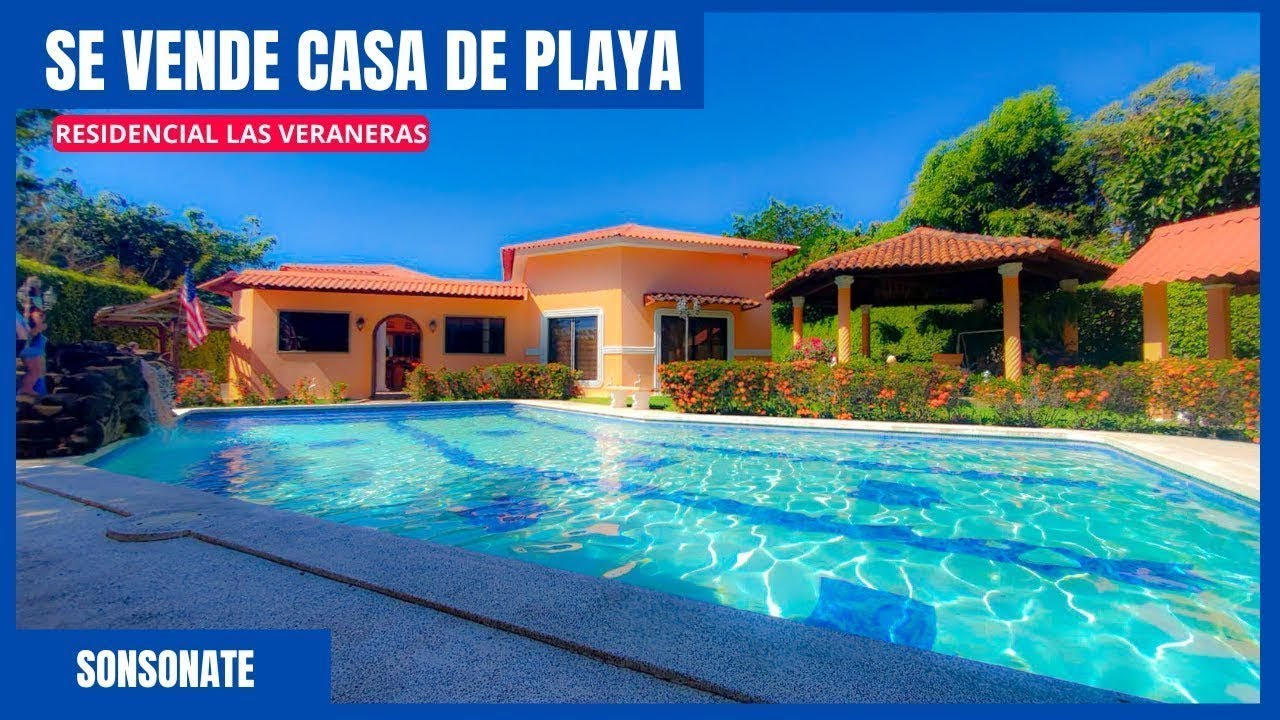 SE VENDE ENORME CASA EN RESIDENCIAL LAS VERANERAS SONSONATE !