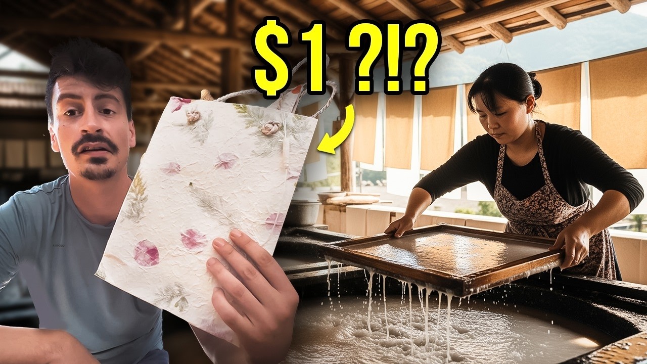 The 3 Day Process Behind Laos Most Beautiful Handmade PAPER
