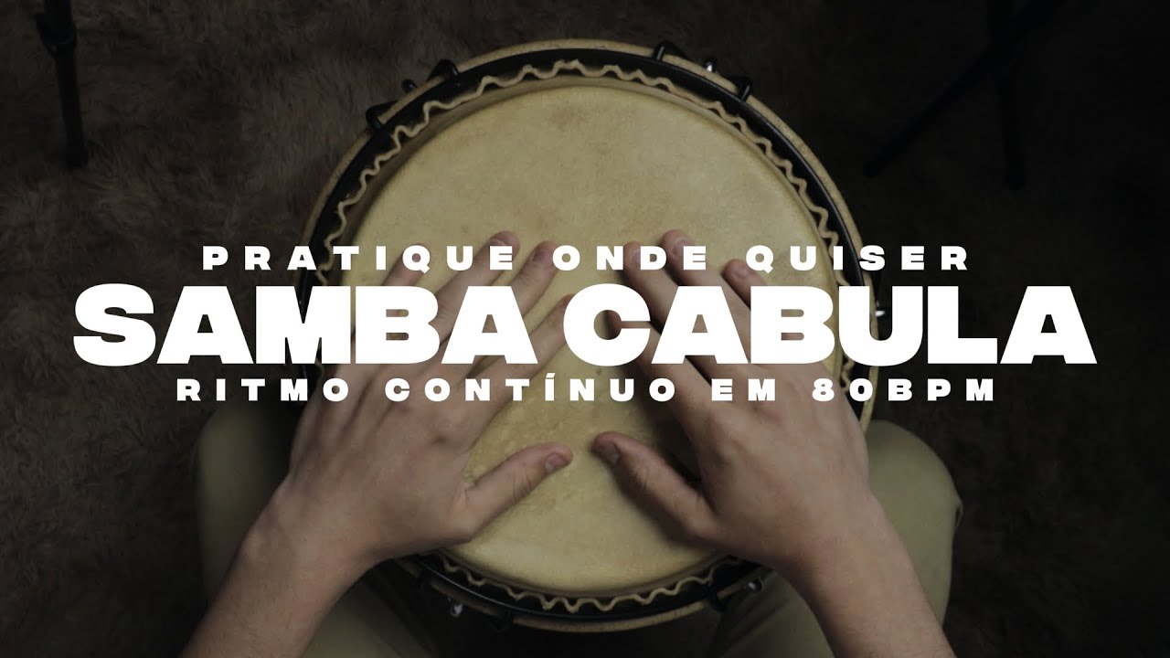 RITMOS DE UMBANDA | TOQUE SAMBA CABULA (80BPM) | PRATIQUE EM CASA #umbanda #curimba #sambacabula
