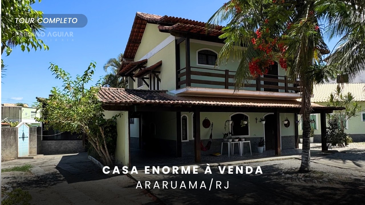 CASA À VENDA NO CENTRO DE ARARUAMA | CASA ANEXO E TERRENO COM 500M²