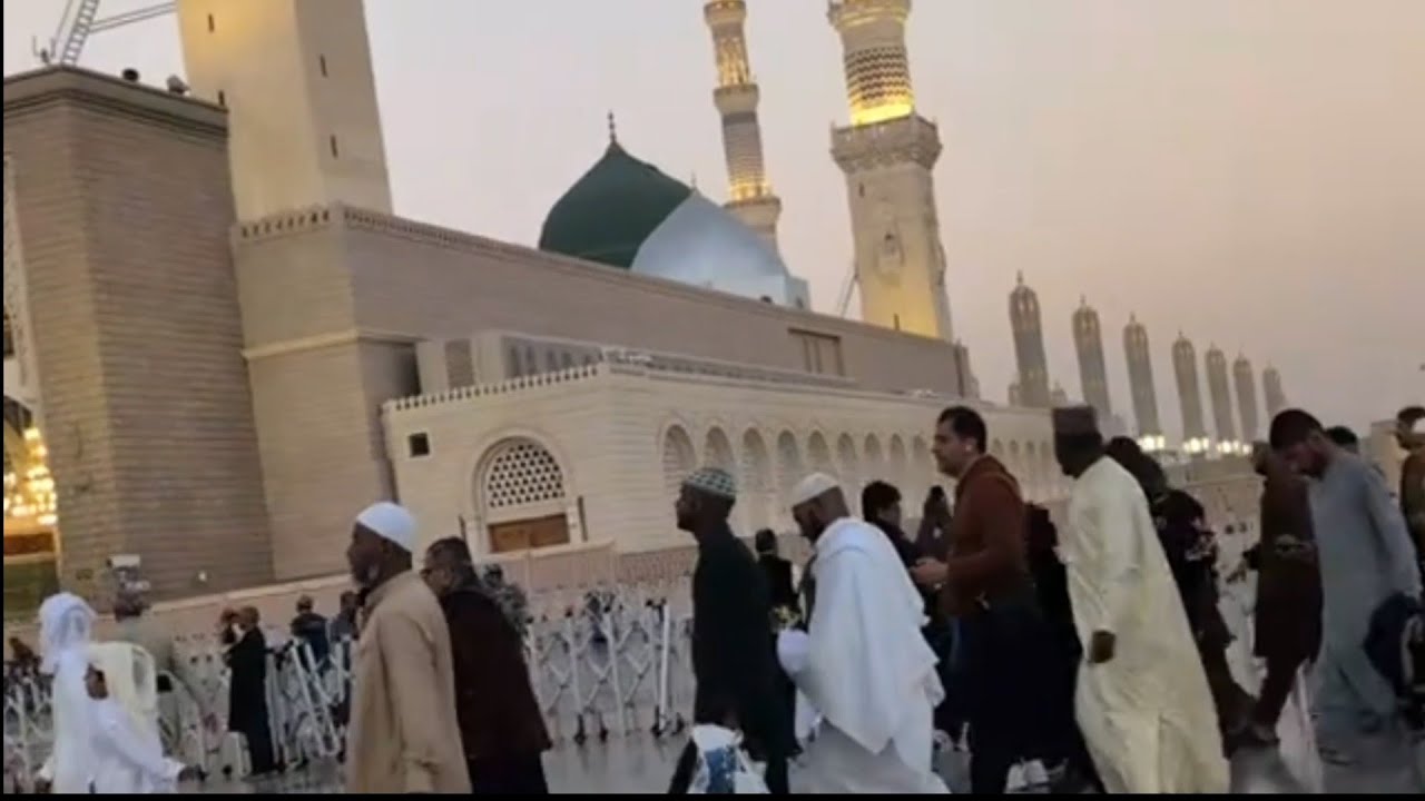 Madina Travel 2026 | Madina Ture And Travel Azan Asar in Masjid Nabvi | New Year in Masjid Nabvi 