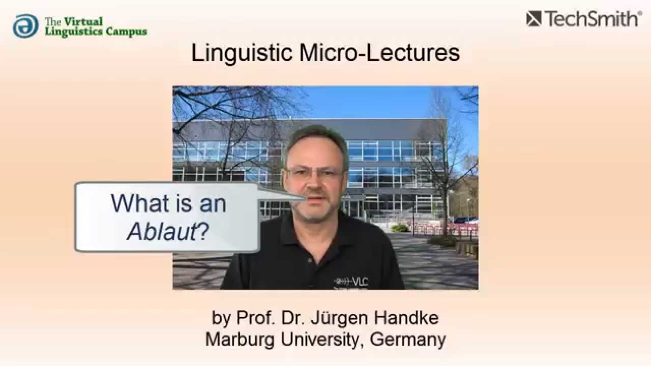 PHY_012 - Linguistic Micro-Lectures: Ablaut