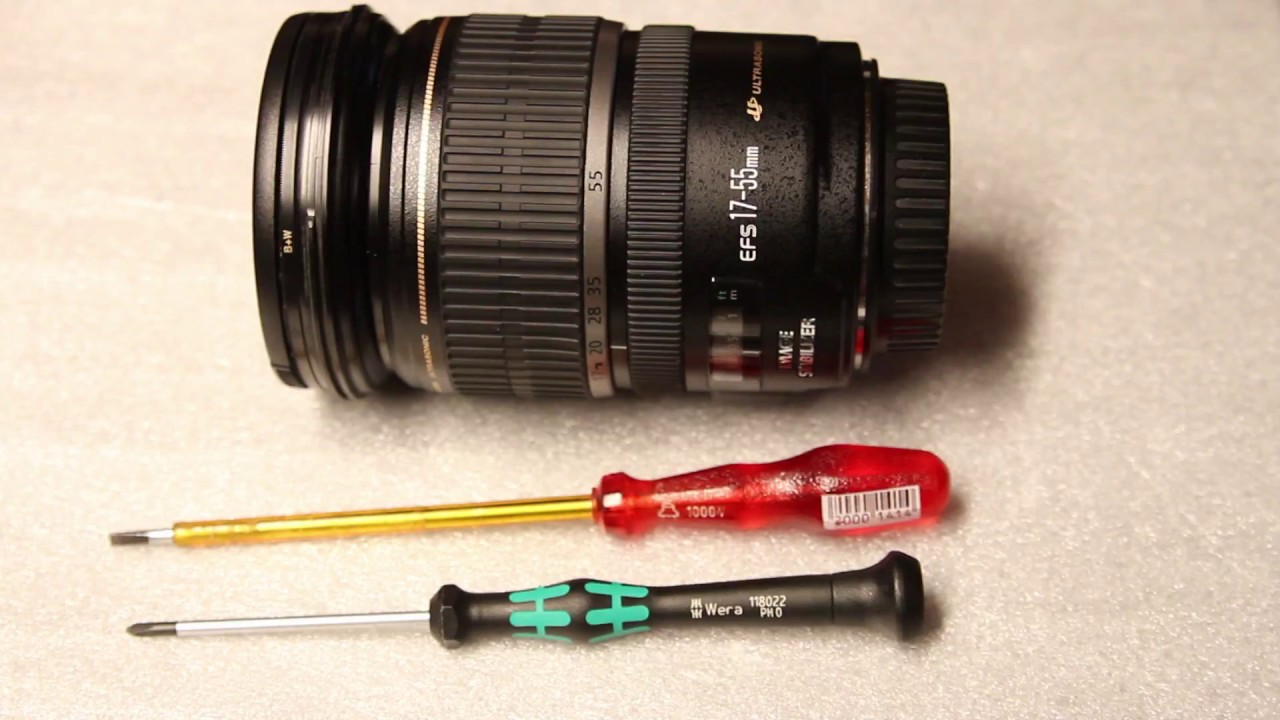DIY Reperatur hakendes Zommobjektiv / fixinging stucked lens
