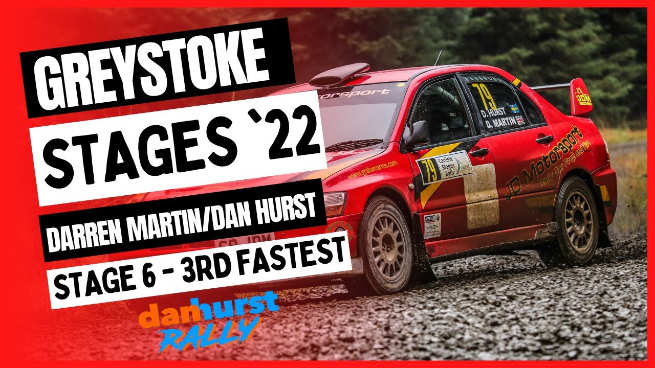 Greystoke Stages Rally 2022 | SS6 | Mitsubishi Evo 9 | 3rd Fastest | Darren Martin/Dan Hurst