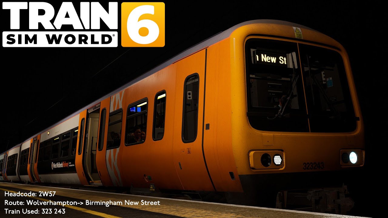 Train Sim World 6 - 2W57 Wolverhampton → Birmingham New Street (BR Class 323/2)