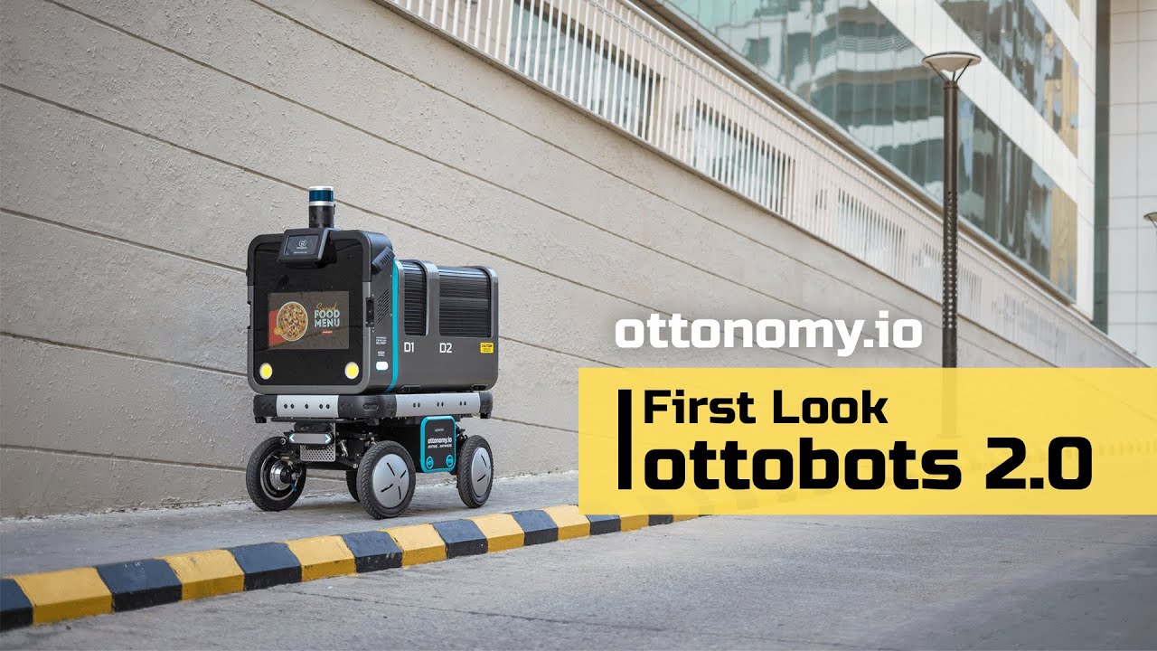 Ottobots 2.0 - Most Accessible #Manoeuvrable #Scalable #AutonomousDeliveryRobots #Ottonomy #Ottobot