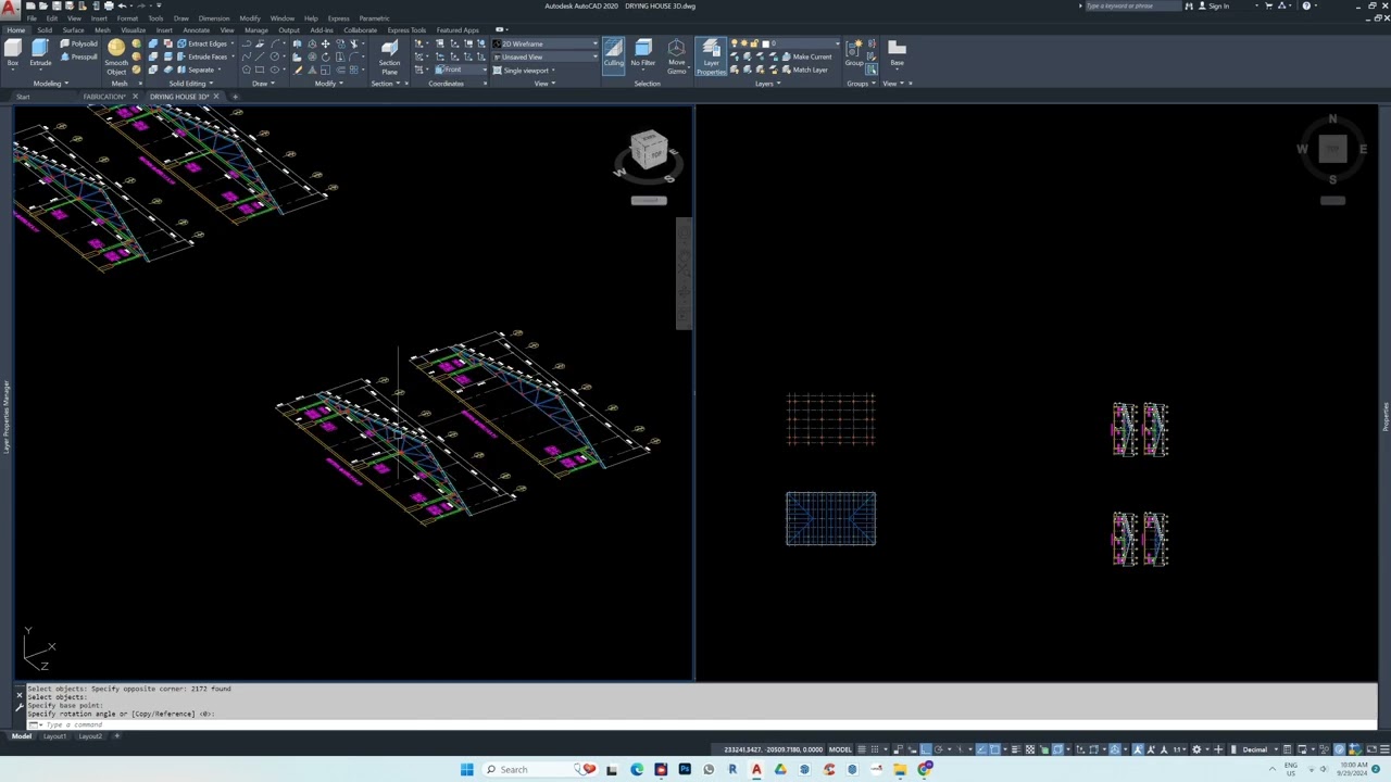 How To Draw Roof Truss 3D With AutoCAD  Part 1