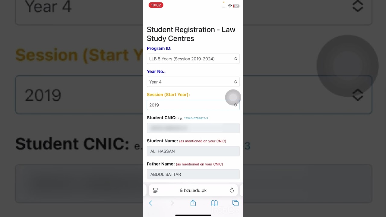 how to apply for registration in study centers BZU #llb #bzumultan #bzu #