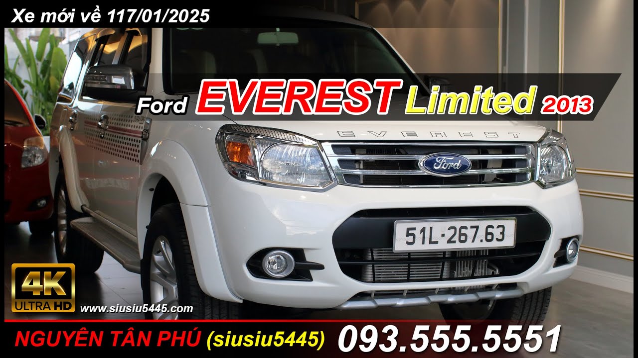 Hoàn hảo - Bền Bỉ - An toàn I FORD EVEREST LIMITED 2013 như mới I Rước ngay để đi Tết anh em nhé !