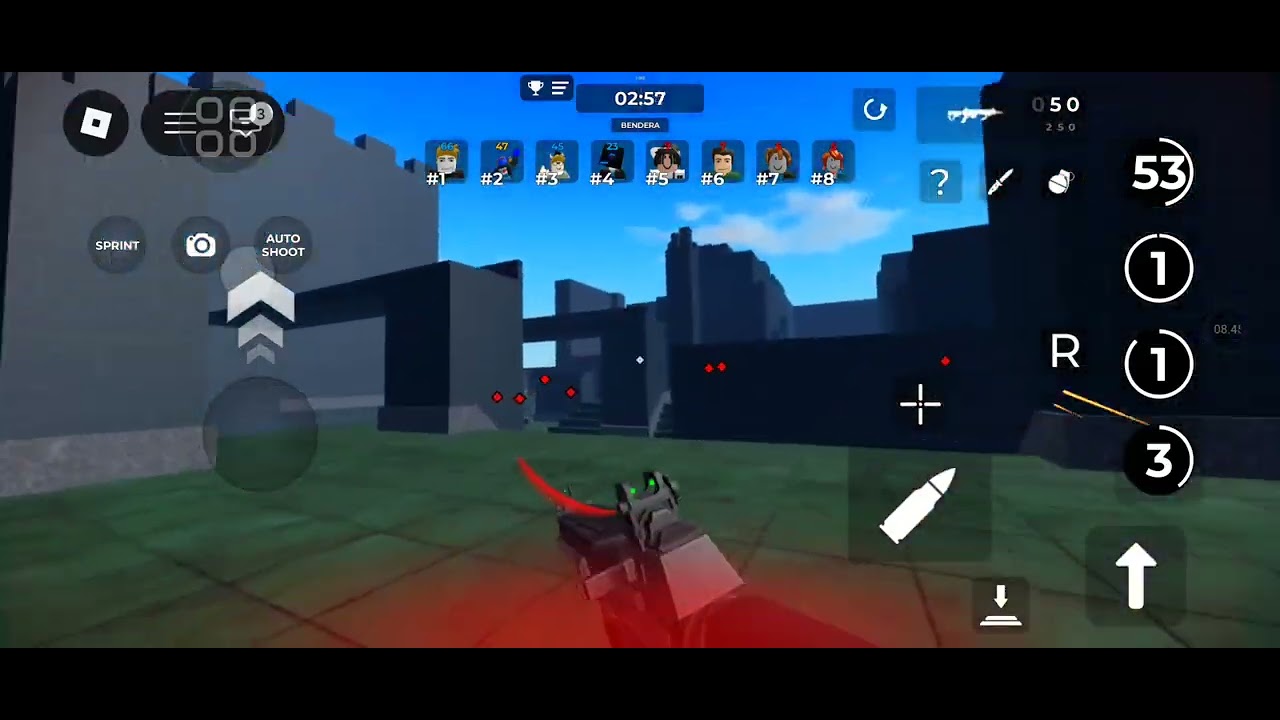 Bermain pertempuran senjata pistol dan menjafi mvp😎👍😅