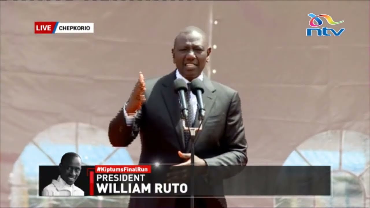 President William Ruto's tribute to Kelvin Kiptum | FULL VIDEO