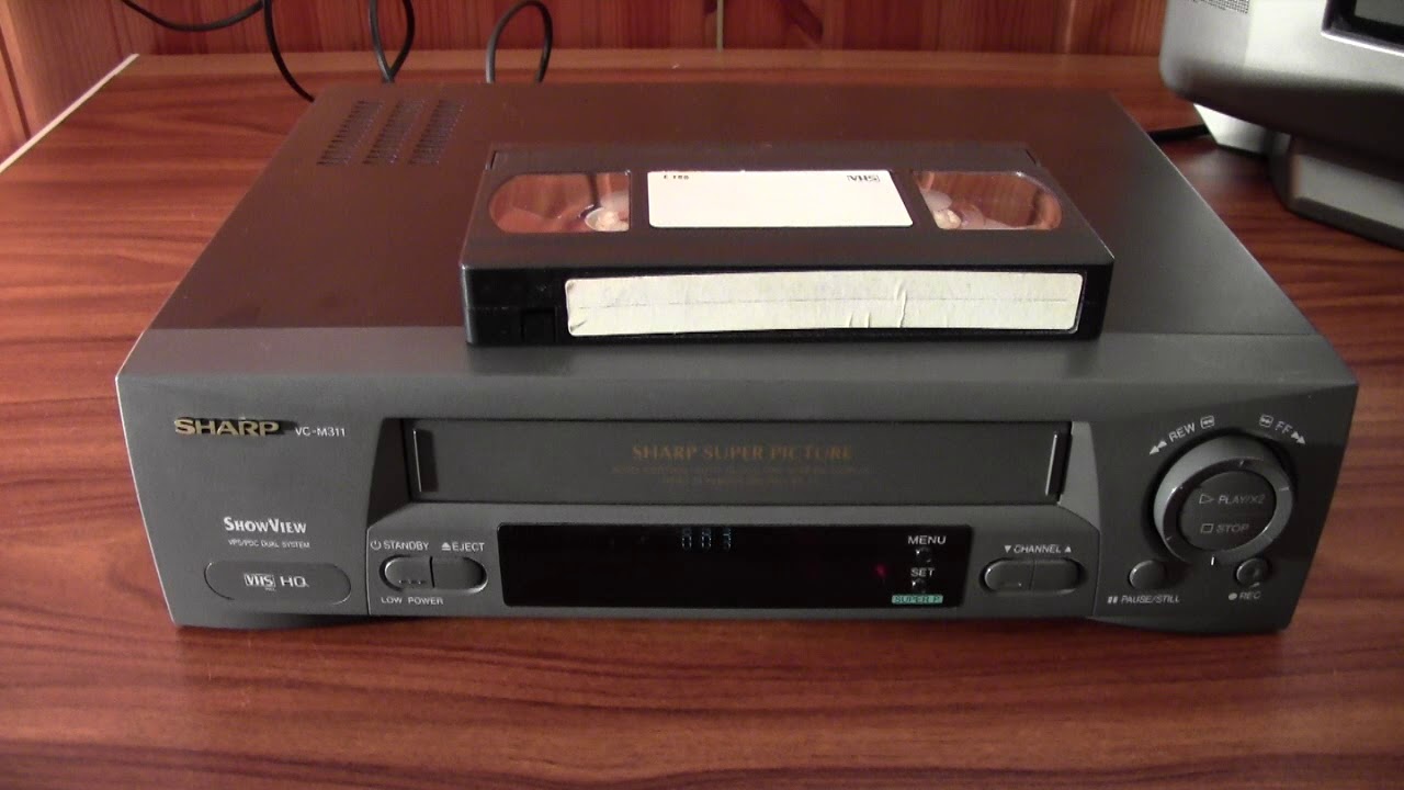 Manutenzione videoregistratore Sharp VC-M311 (pulizia testine/tamburo)