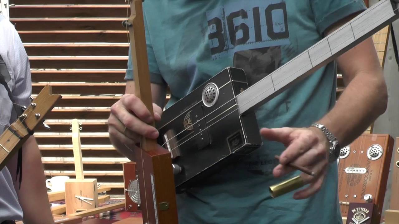 Cigarbox Henri 'Dutch Instruments 4U' @Tabakado Meet & Greet '16 - Eindhoven