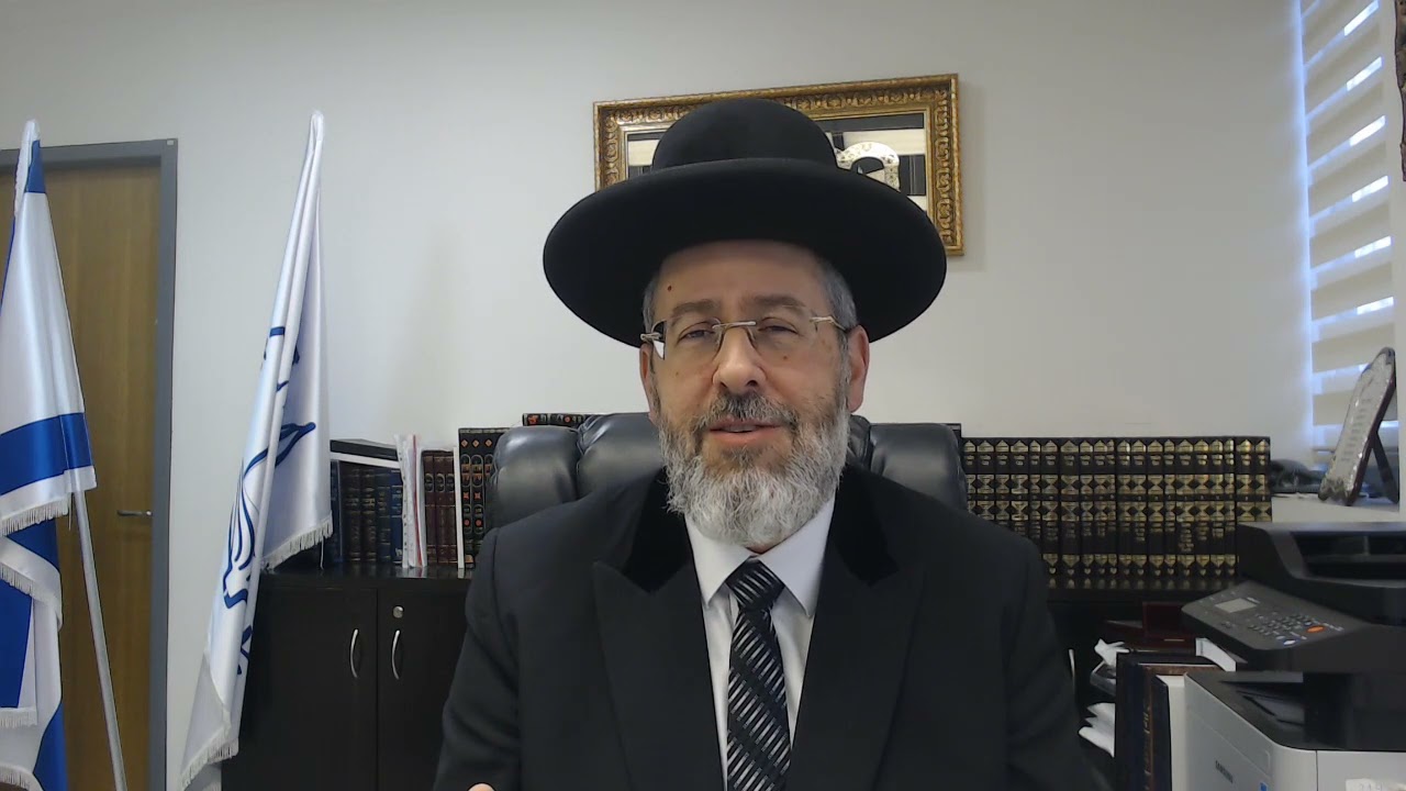הרב הראשי לישראל הגאון רבי דוד לאו בוורט לפרשת וישלח