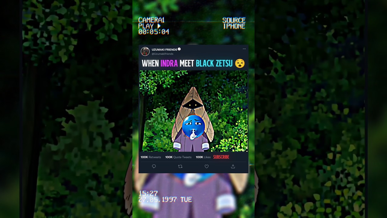WHEN 😈 INDRA MEET BLACK ZETSU 😵💀 #indra #zetsu #narutoshippuden #animeshorts