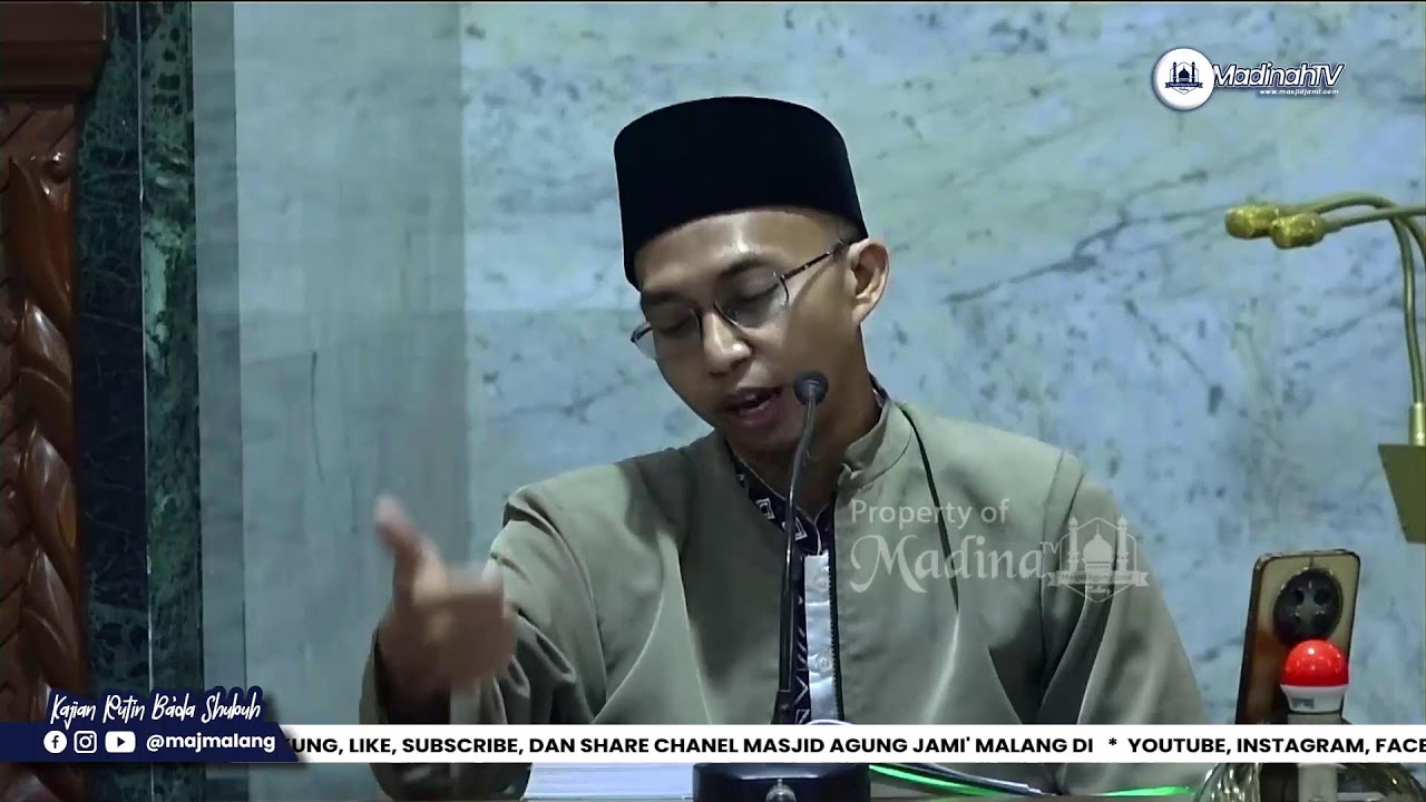🔴LIVE | KAJIAN RUTIN KAMIS BADA SHUBUH BERSAMA USTADZ. HALIMI ZUHDI