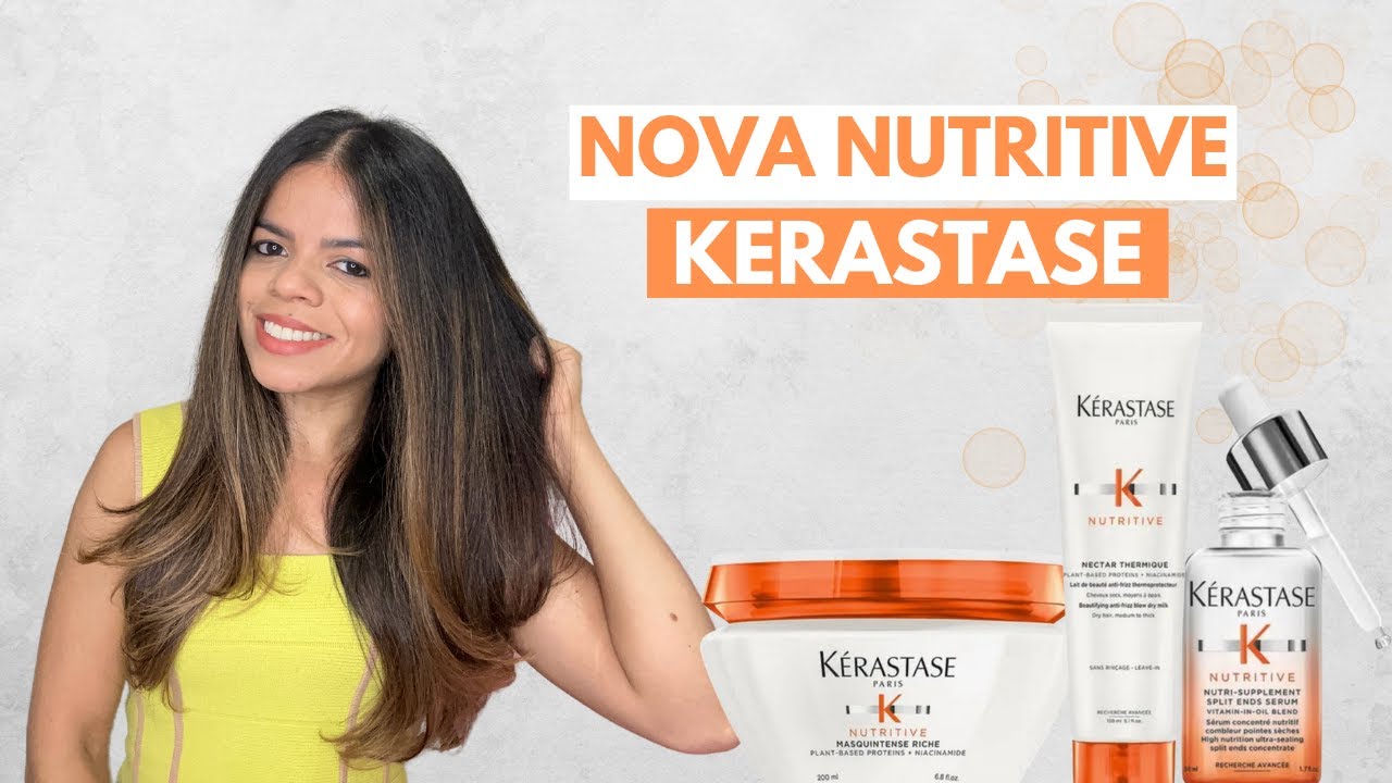 NOVA LINHA NUTRITIVE KERASTASE - NUTRITIVE RICH + NECTAR THERMIQUE + SÉRUM SPLIT ENDS