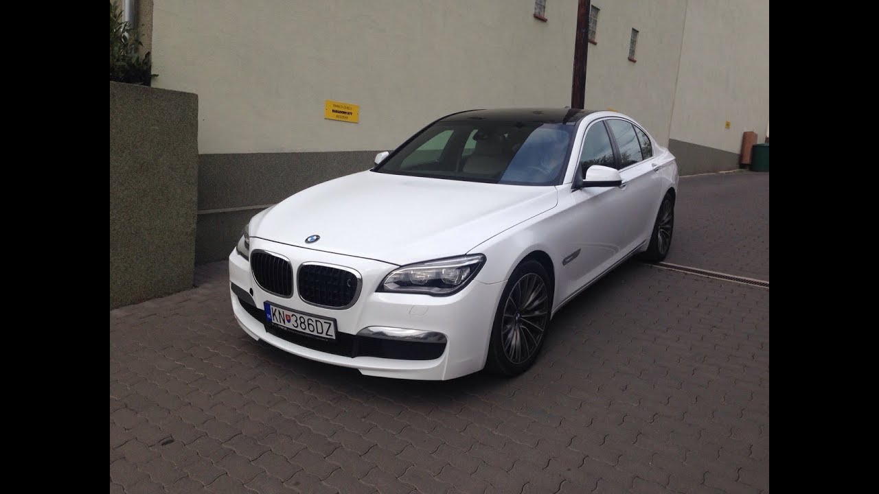 BMW 7 - CAR WRAPPING - Stellar White Film - Zmena farby vozidla - celopolep