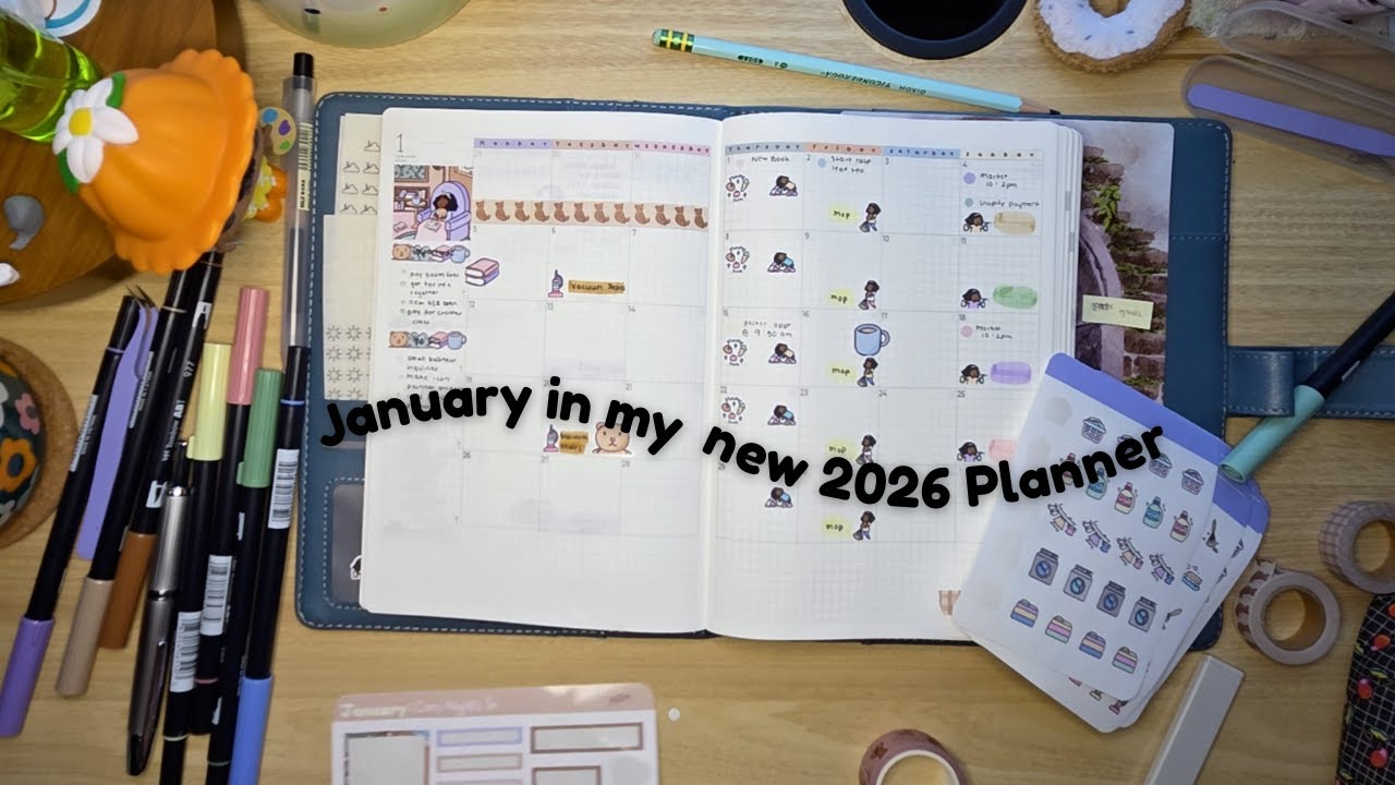January Set Up In My 2026 Common #planner