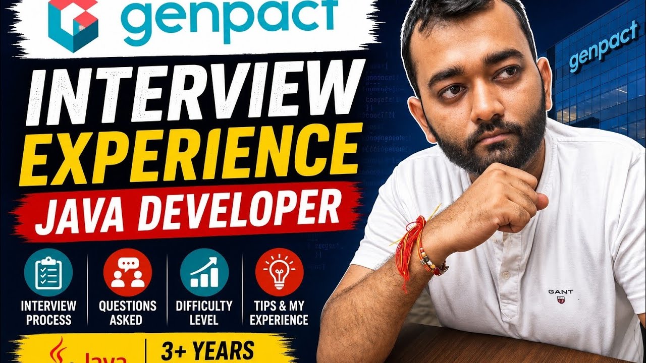 Genpact Java Developer Interview Experience 2026 part 2 | 3+ Years#genpact #interviewexperience