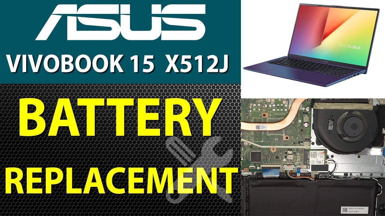Asus Vivobook 15 X512j ✅ Замена аккумулятора 🔋