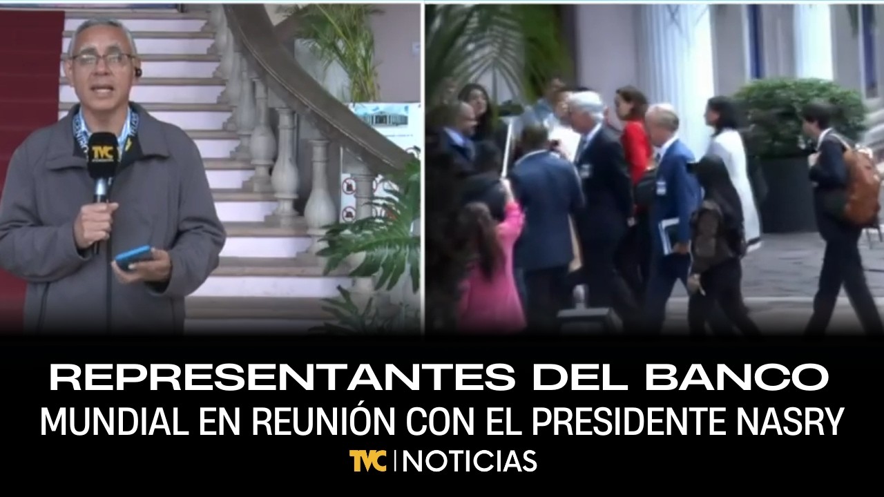 Representantes del Banco Mundial en reunión con el presidente Nasry Asfura.