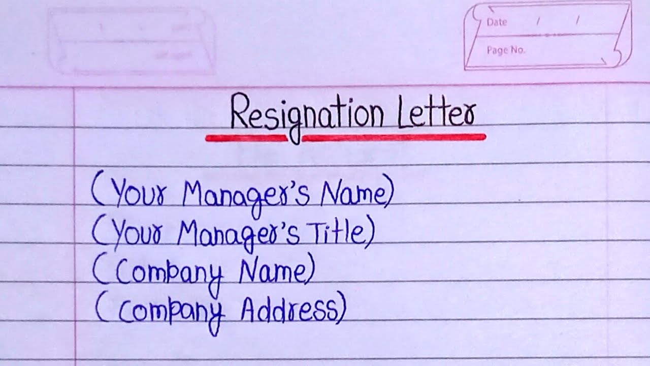 How to Write a Resignation Letter in English | How to Write Resignation Letter for Office 