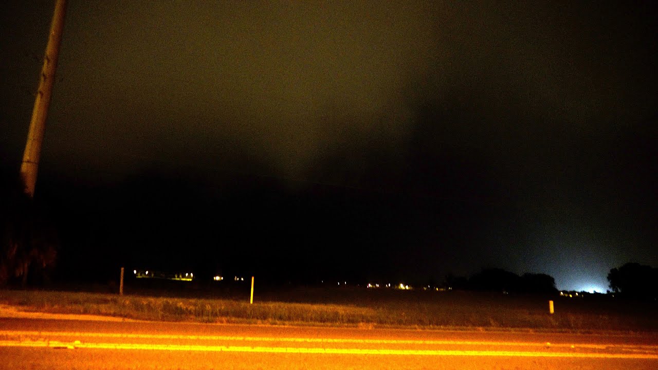 Creepy Nighttime Storm Chase in Florida
