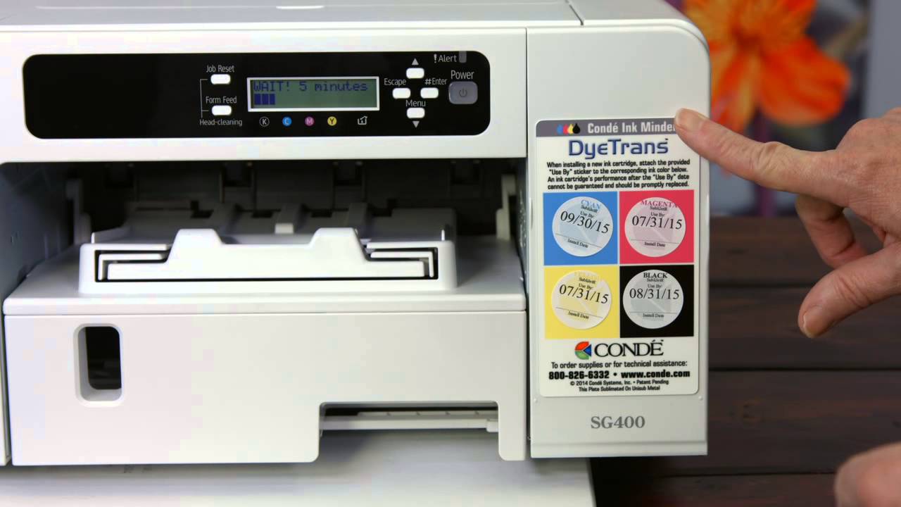 Sawgrass Virtuoso SG400 Dye Sublimation Printer Evaluation Video - #2 of 4 -