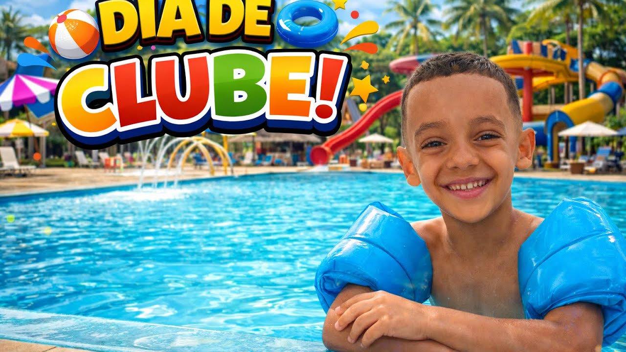 Piscina, tobogã e diversão sem fim! 😄💦