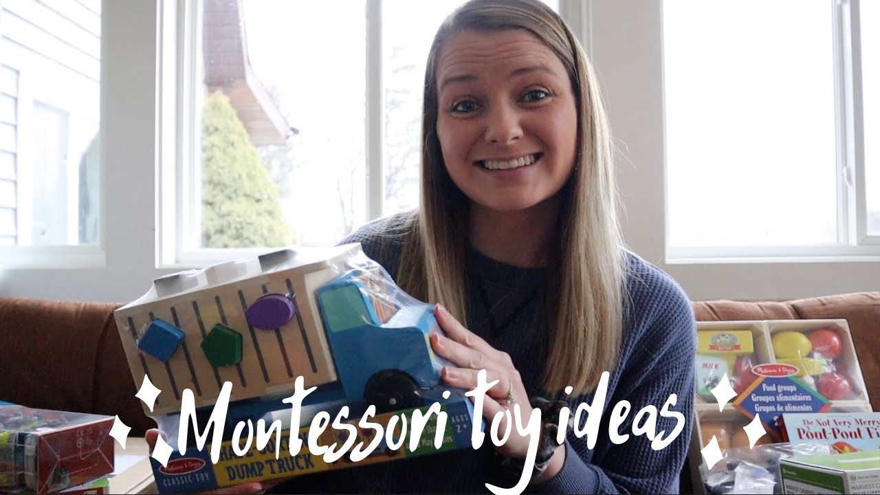 What I got my 1 year old for Christmas / Montessori based toy ideas for 1-2 y/o