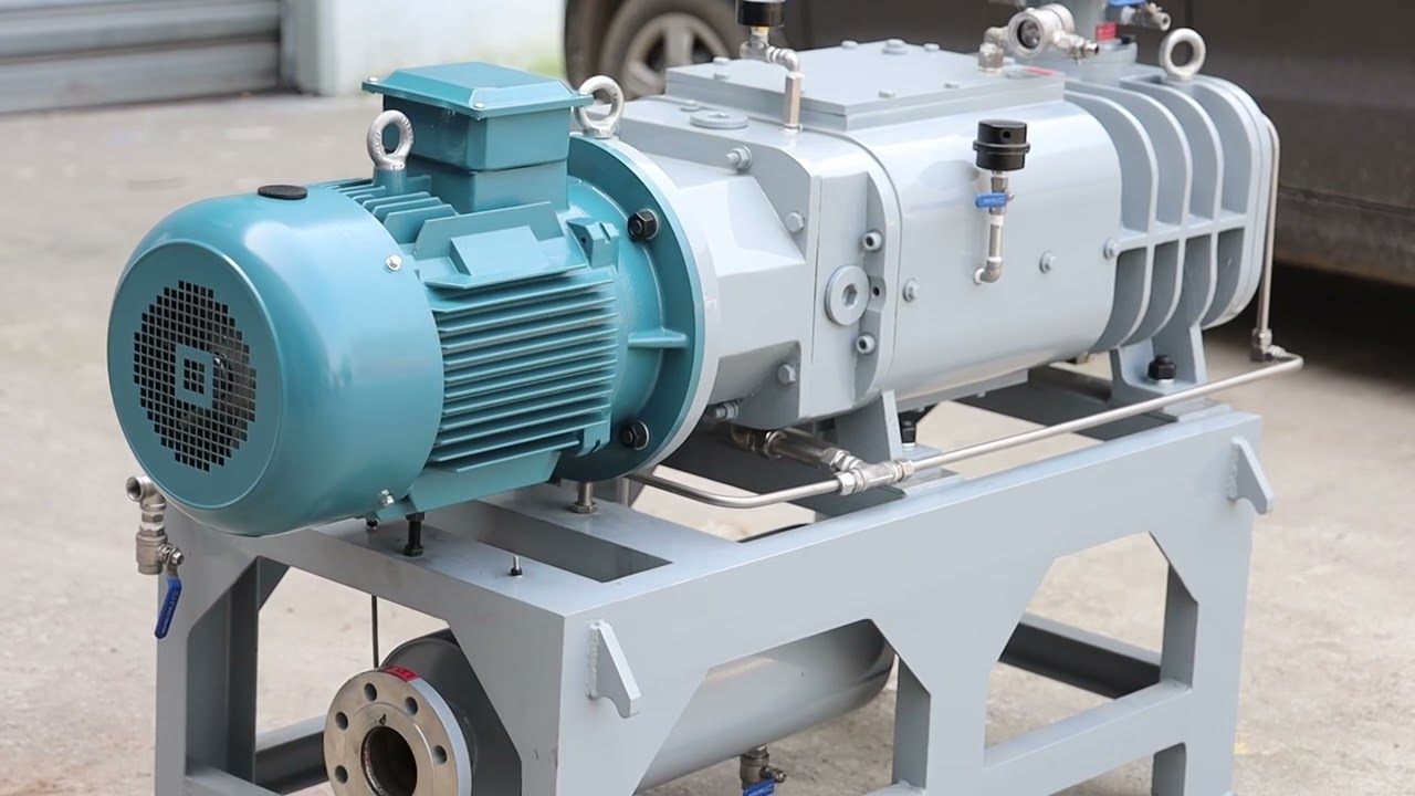 LG Series Dry Oil-Free Screw Vacuum Pump, Air/Water Cooling, High Vacuum ≤1Pa,for Oil & Gas Recovery