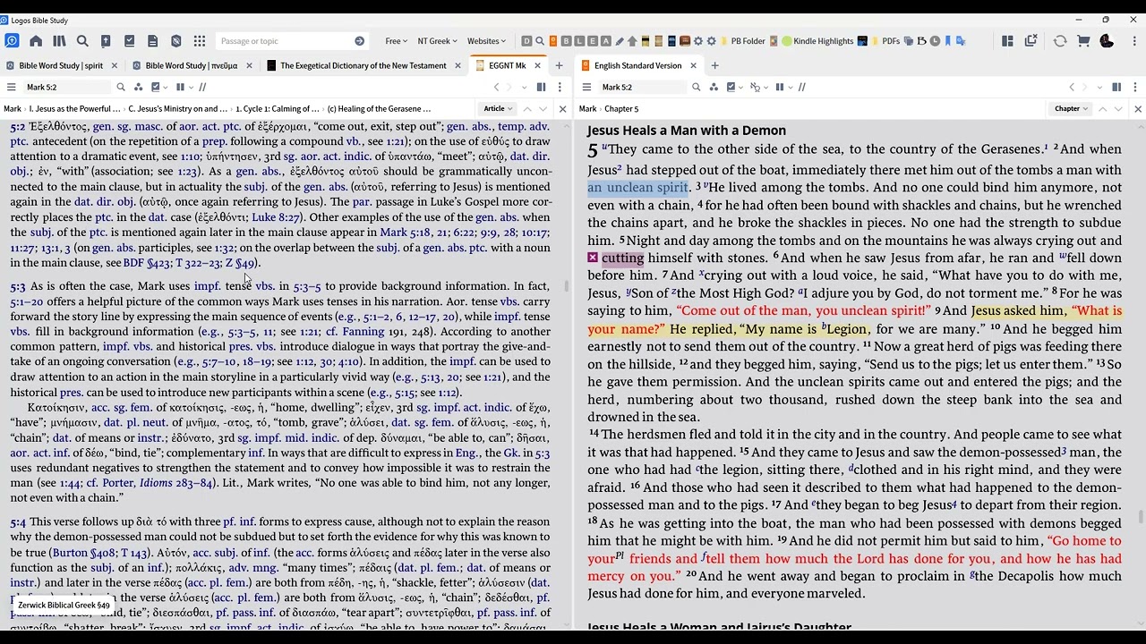 Word Study in Logos Bible Software 10